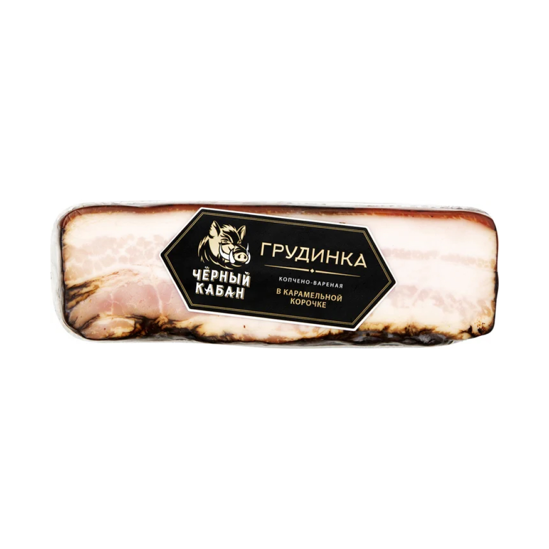 Грудинка свиная черный кабан Мясопродукт ~ 1-1.3 кг в шт